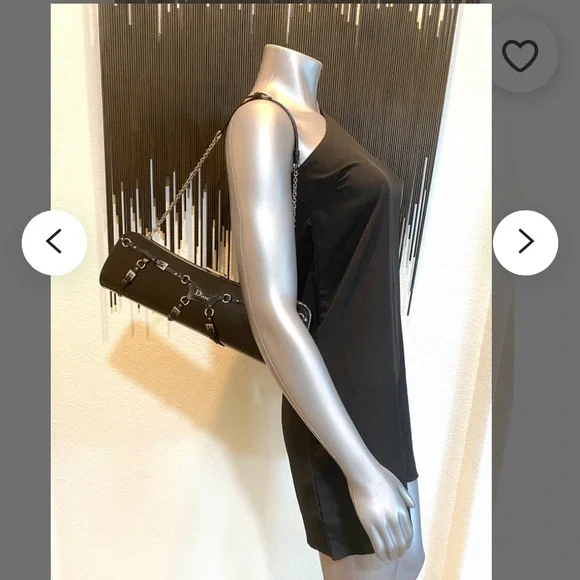 100% Authentic Vintage Christian Dior patent leather shoulder or clutch bag. - Picture 7 of 10